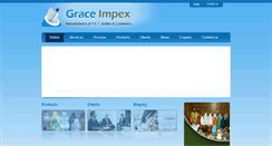 Desktop Screenshot of grace-impex.com